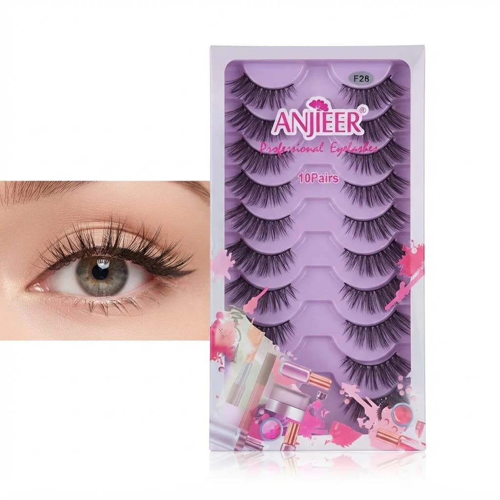 Süni kirpik 72187828, qara, 13-15 mm, 10 cüt