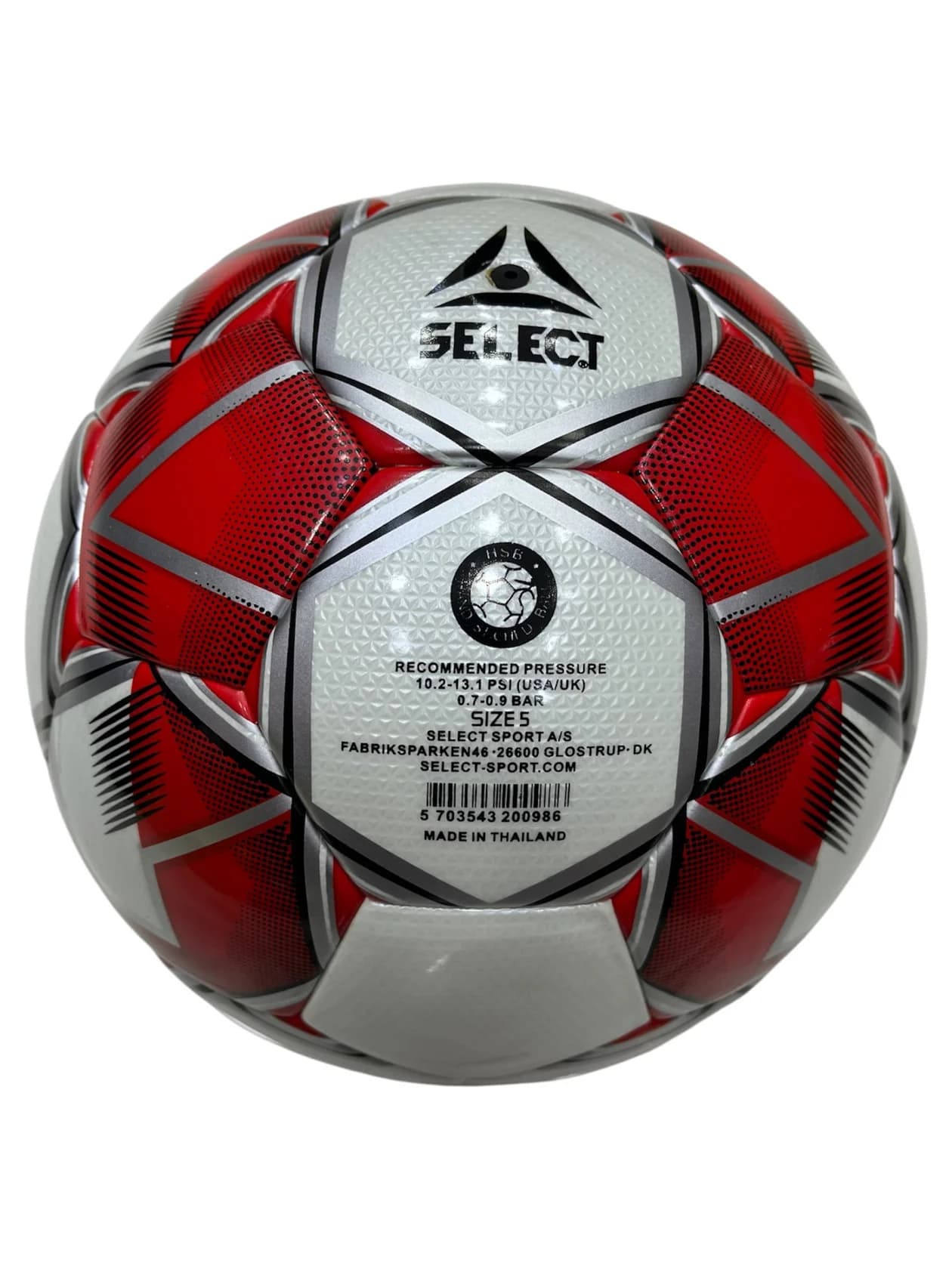 Futbol topu Select, qırmızı/ağ, ölçü 5 — image 2