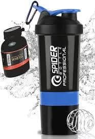 Şeyker Spider bottle göy, 500 ml, Qida plastiki, Tritan, Waterproof, Şeyker qapaq tipi — şəkil 5