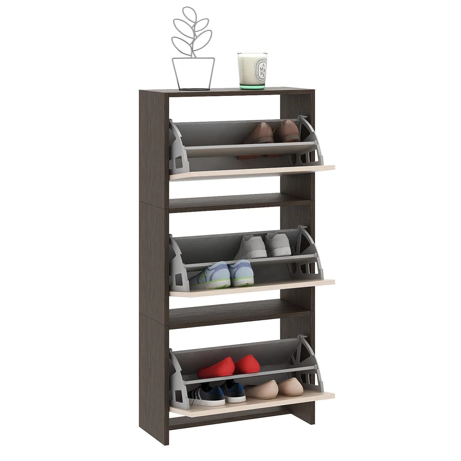 Ayaqqabı üçün tumba Yagmur 120 sm 52 sm 3 əd Laminat 40 — image 2