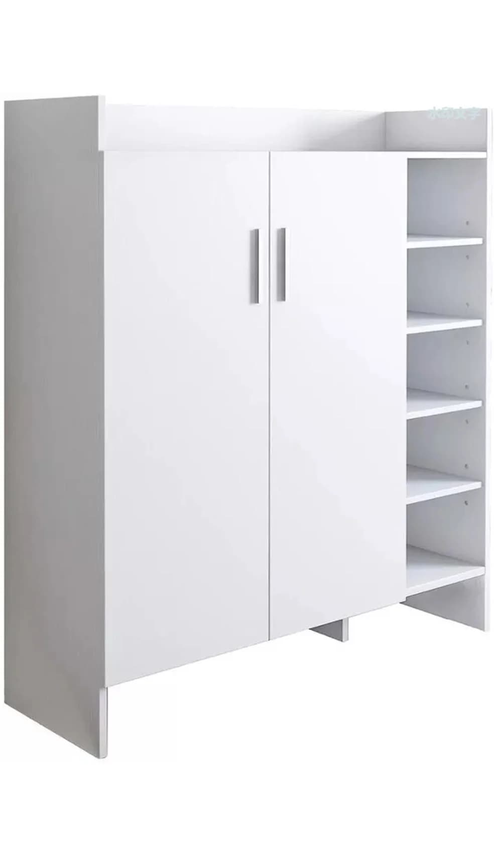 Ayaqqabı üçün Tumba SO0021, laminat, 96x83 sm, ağ