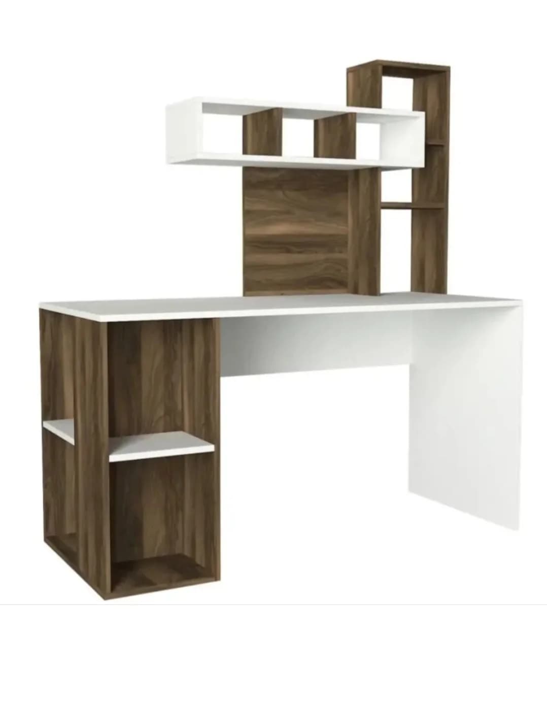Yazı masası 4879, laminat, ağ/votan, 150х140х60 sm — изображение 3