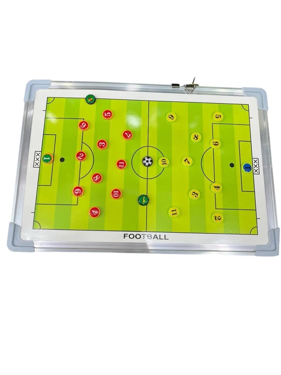 Məşqçilər üçün futbol lövhəsi, yaşıl, 31x45.5 sm