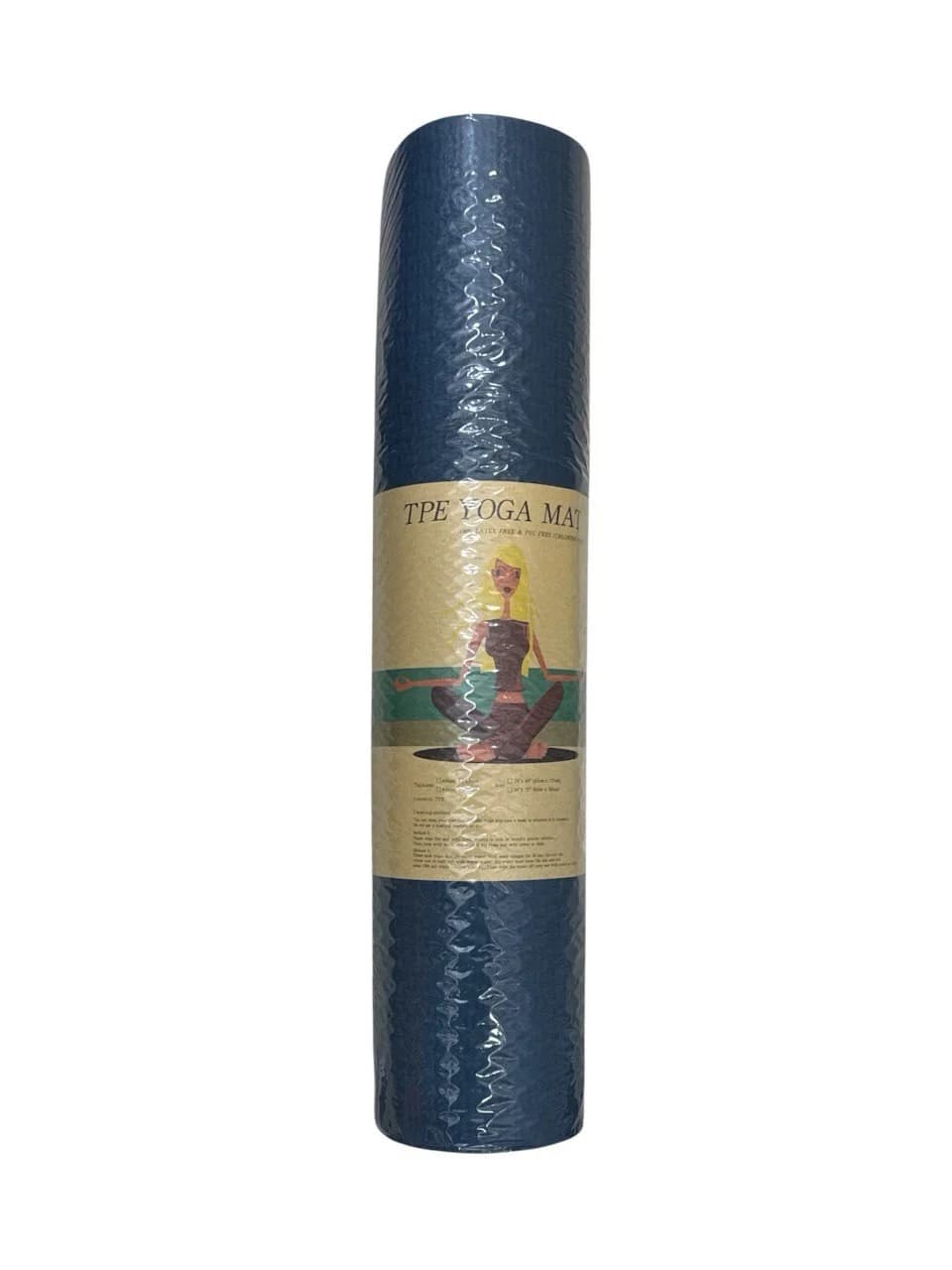 Yoqa üçün mat EVA, tünd göy, 61x183 sm — изображение 2
