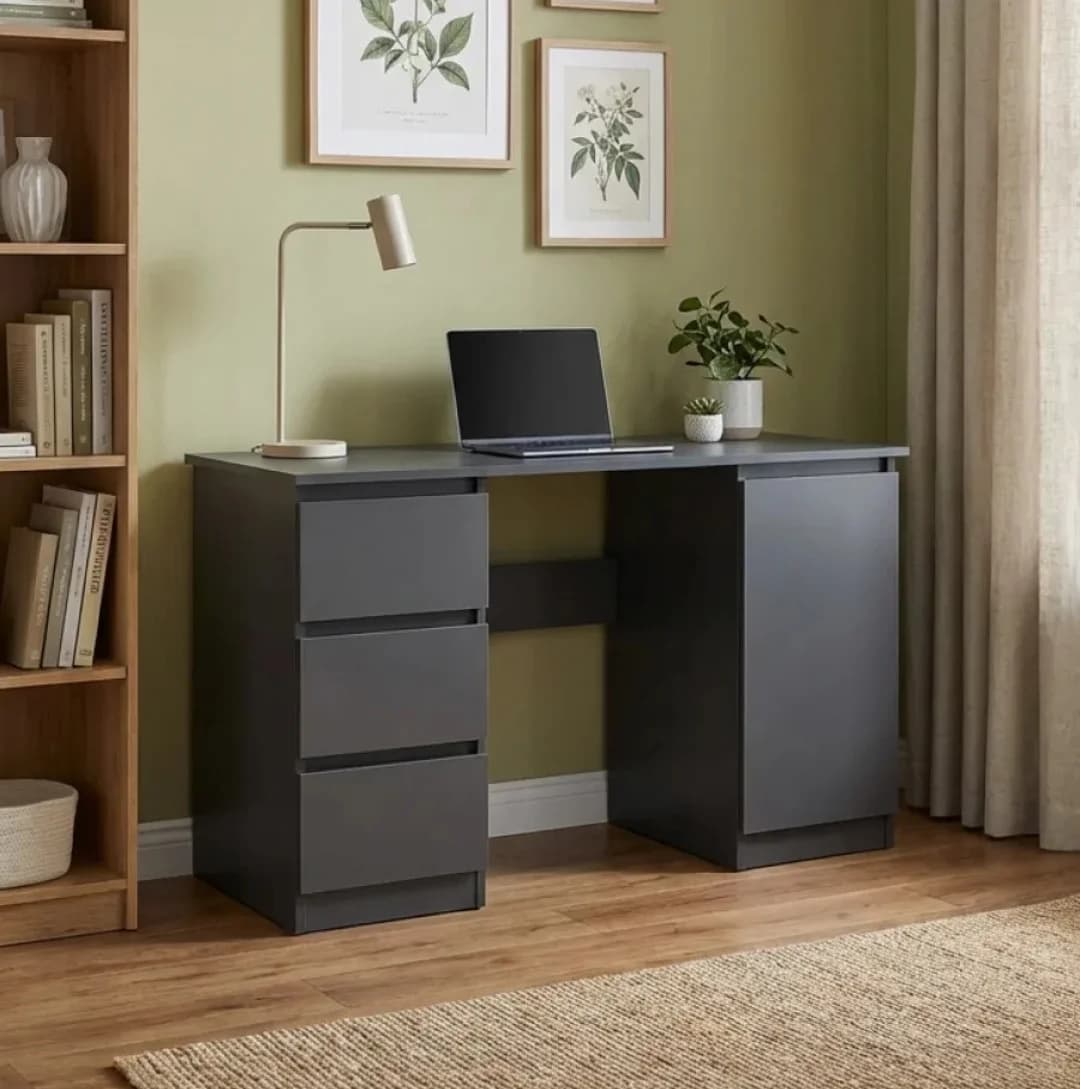 Kompüter masası SO 025, laminat, antrasit