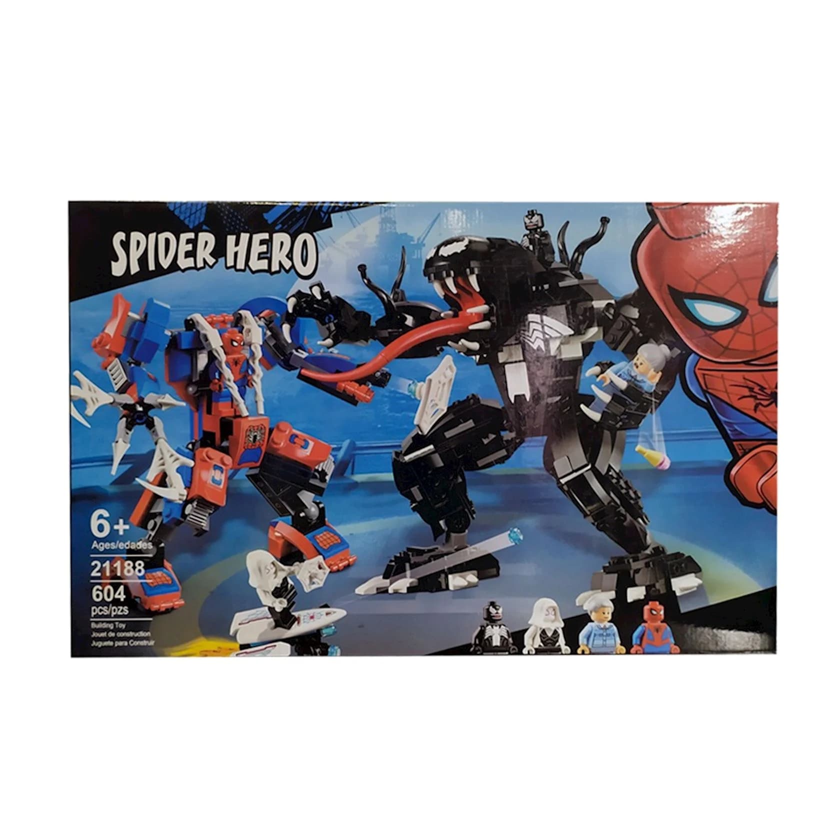 Konstruktor Spider Hero 21188, 604 element