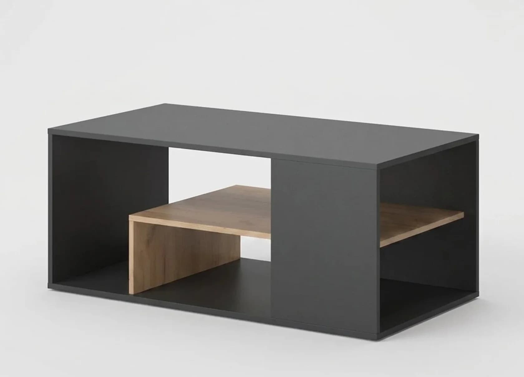 Jurnal masası MB3, laminat, Antrasit/Sonoma, 80x40x40 sm