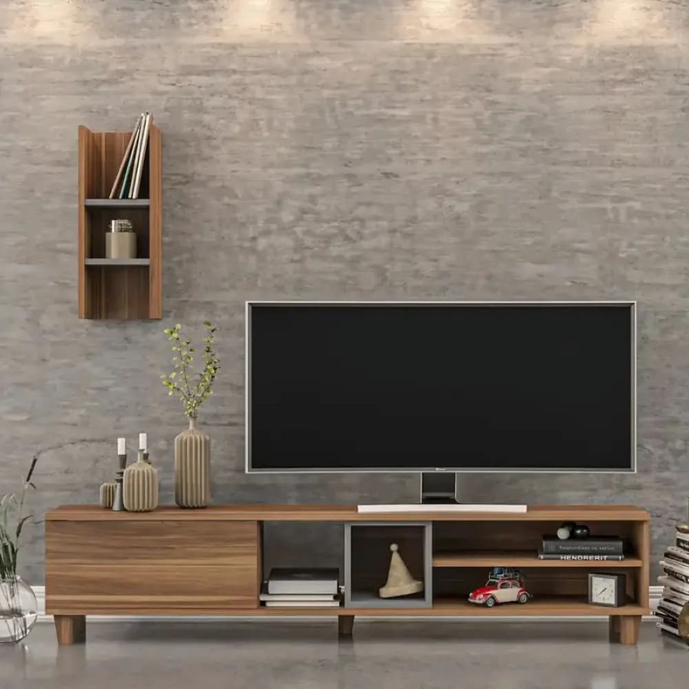 TV üçün tumba SO031, laminat, votan, 38х180х30 sm