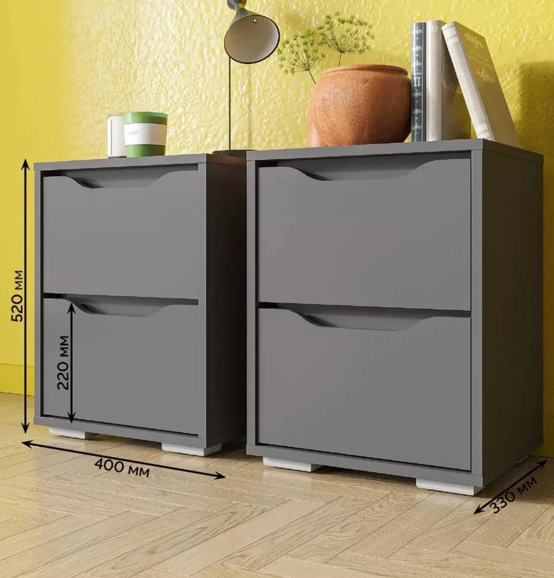 Çarpayıyanı tumba dəsti SO009, laminat, 2 əd