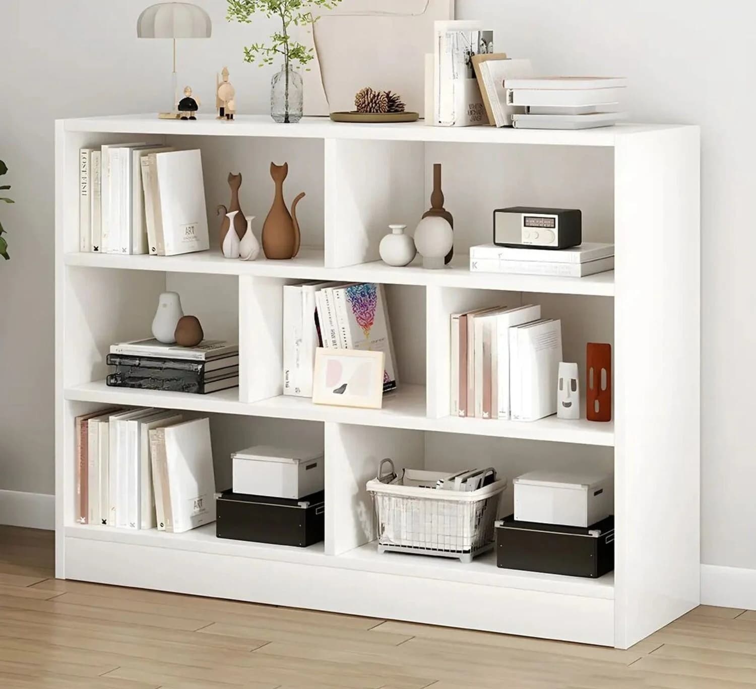 Stellaj MB6, laminat, , 72x100x30 sm, ağ