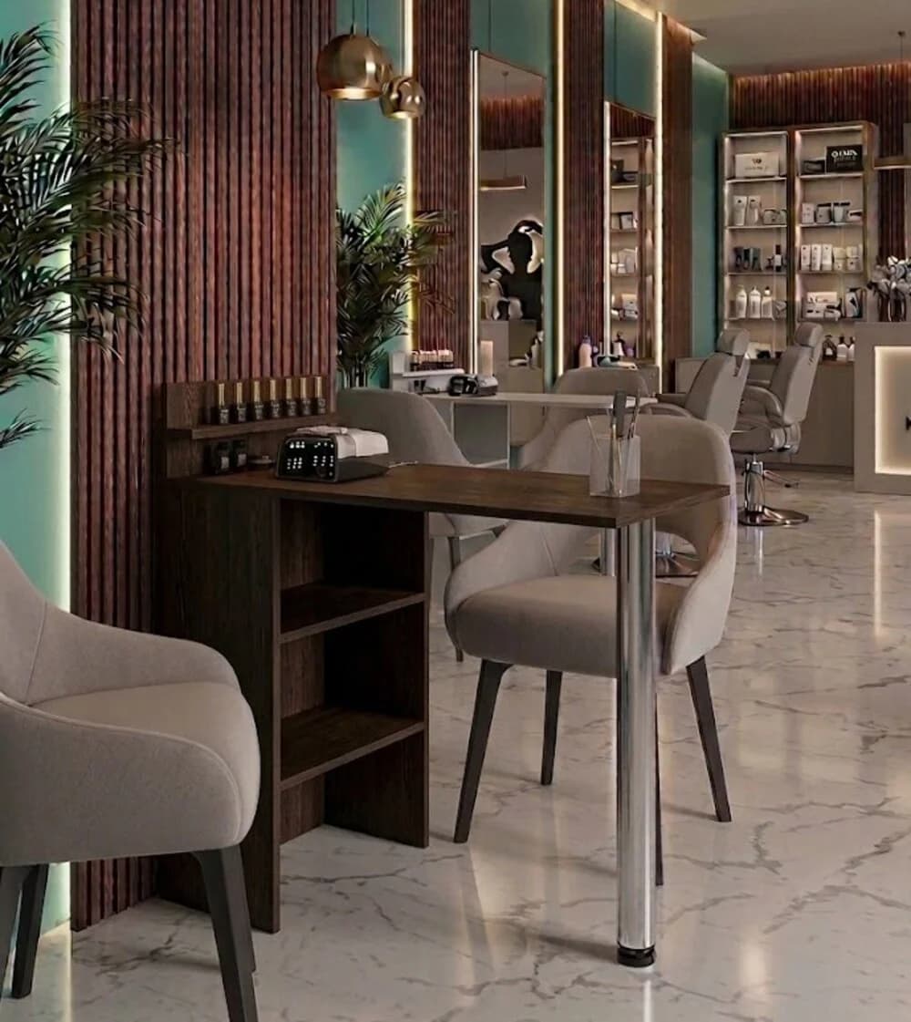 Manikür masası MB 1, laminat, Venge, 100x91x45 sm