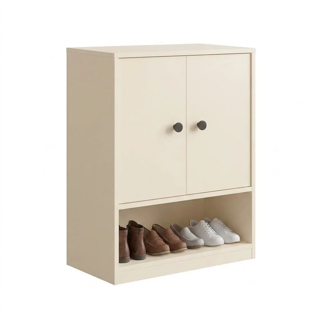 Tumba ayaqqabılar üçün MB9, laminat, 77x60x35 sm, bej