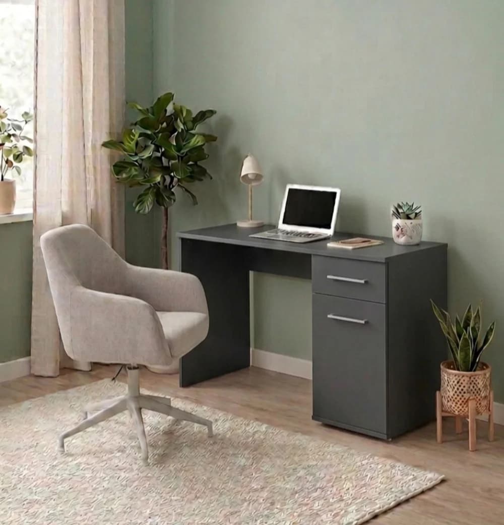 Yazı masası MB 8, antrasit, laminat, 110x75x55 sm