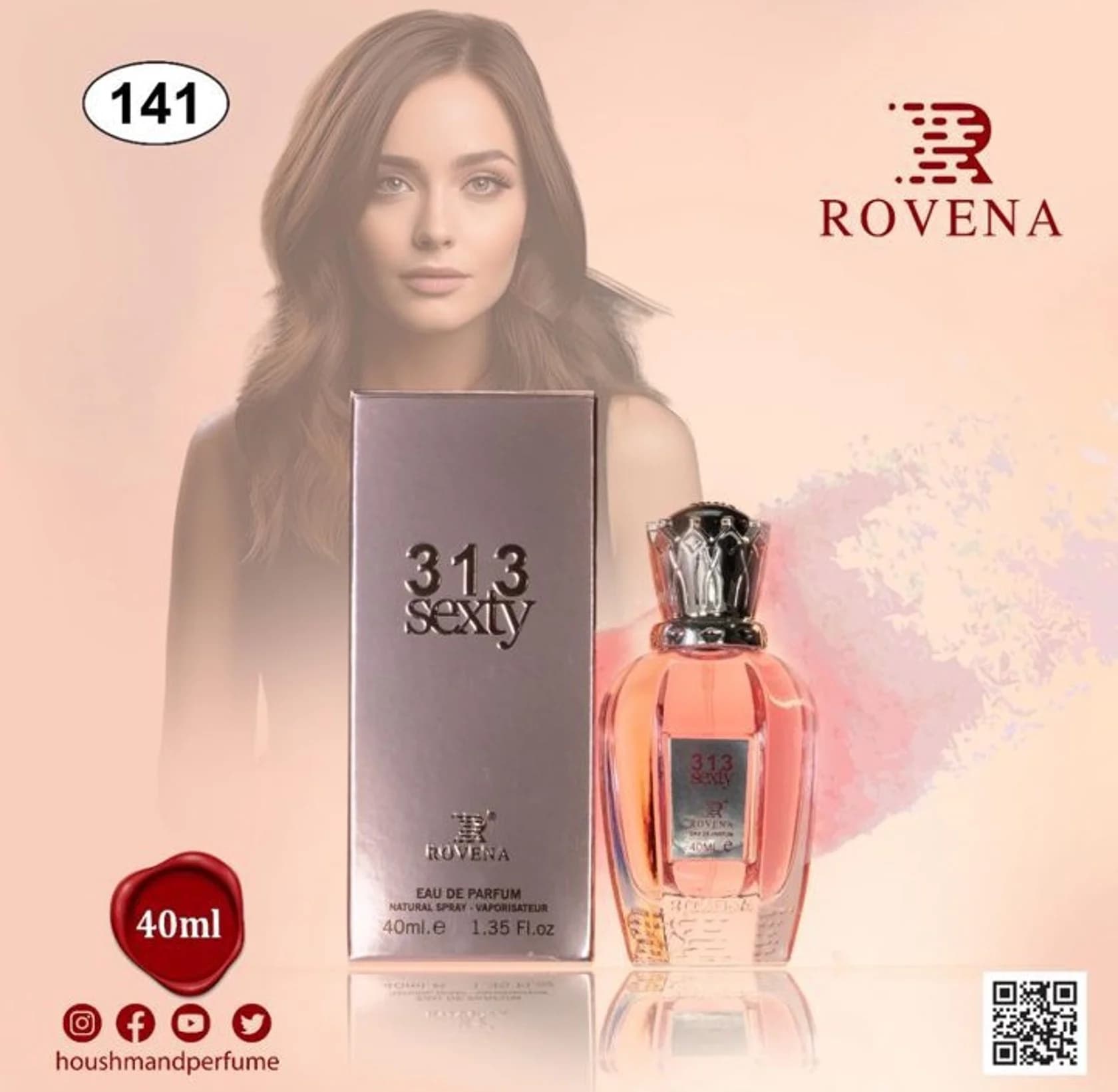 Rovena 313 Sexty qadınlar üçün ətir suyu 40 ml