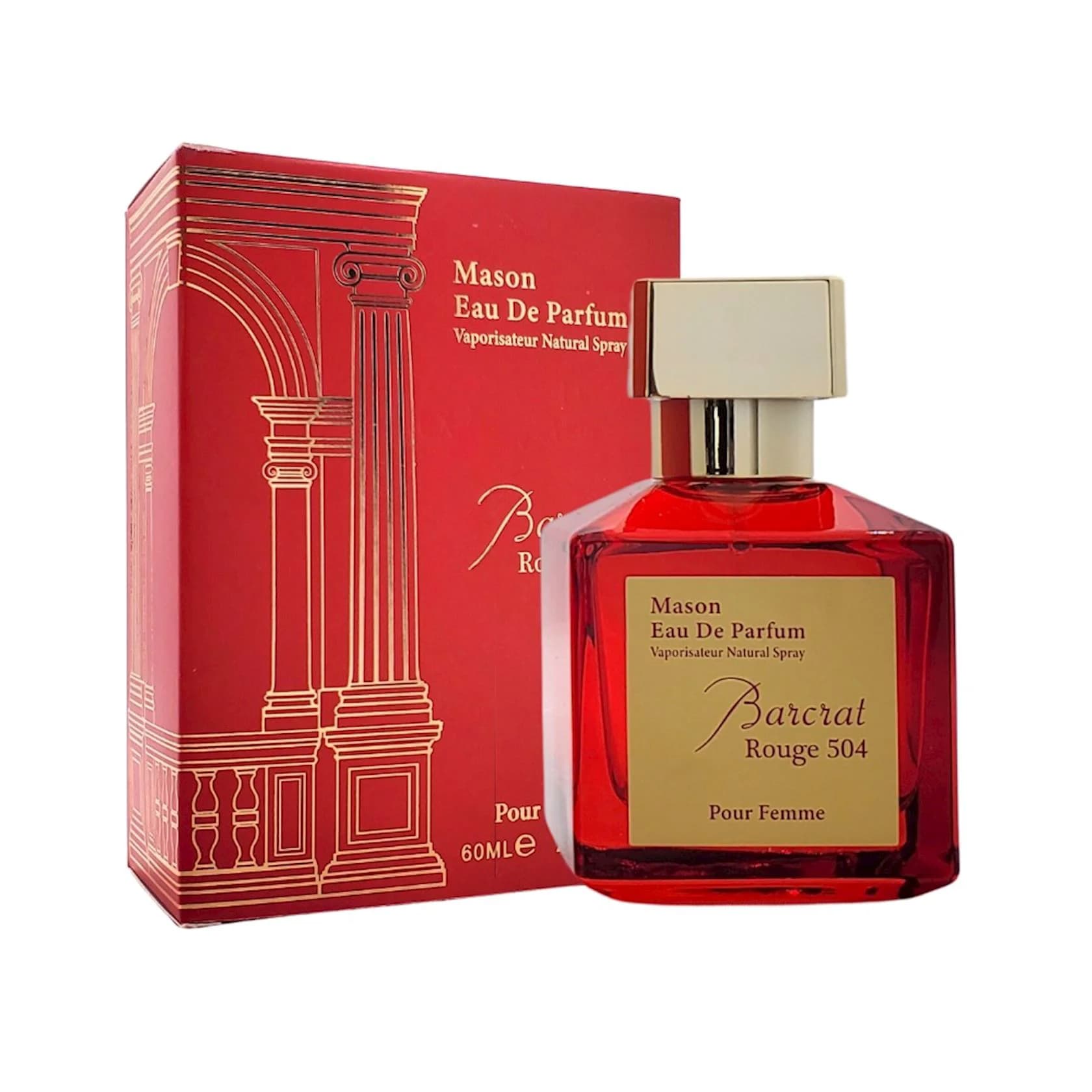 No Brand Barcrat Rouge 504 qadınlar üçün ətir suyu 60 ml