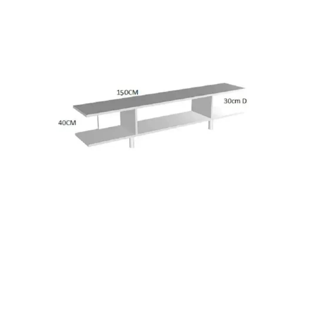 TV üçün tumba SO83, laminat, 150x30x40 sm — изображение 2