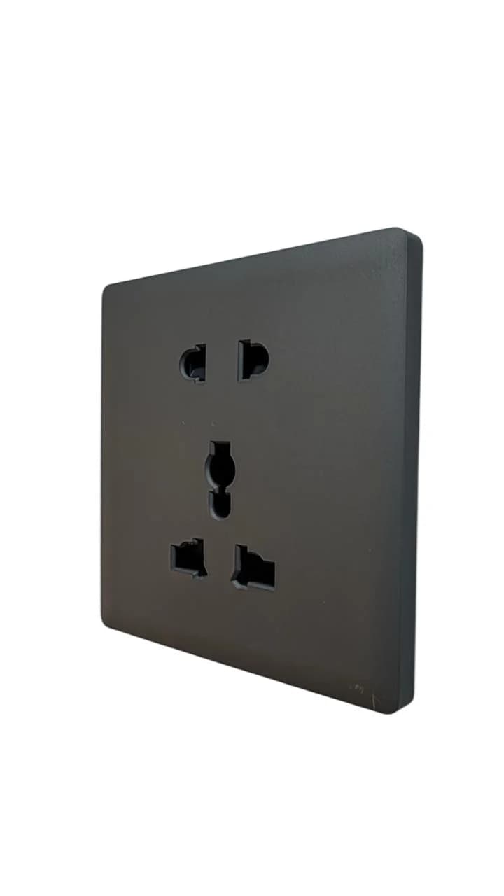Rozetka Elegant Slim 03, boz — şəkil 3