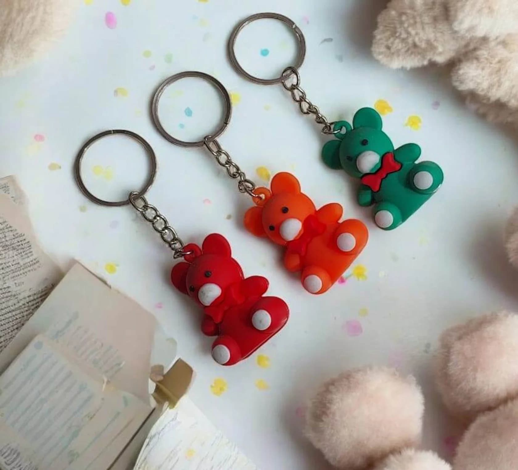 Brelok Teddy Bear Green FC-0021-2