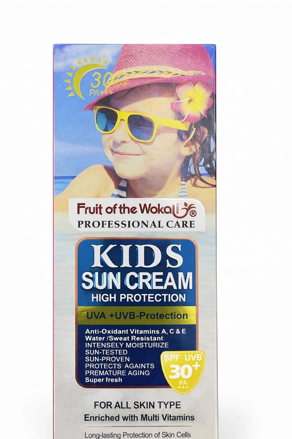 Uşaqlar üçün günəşdən qorunma kremi Wokali SPF30