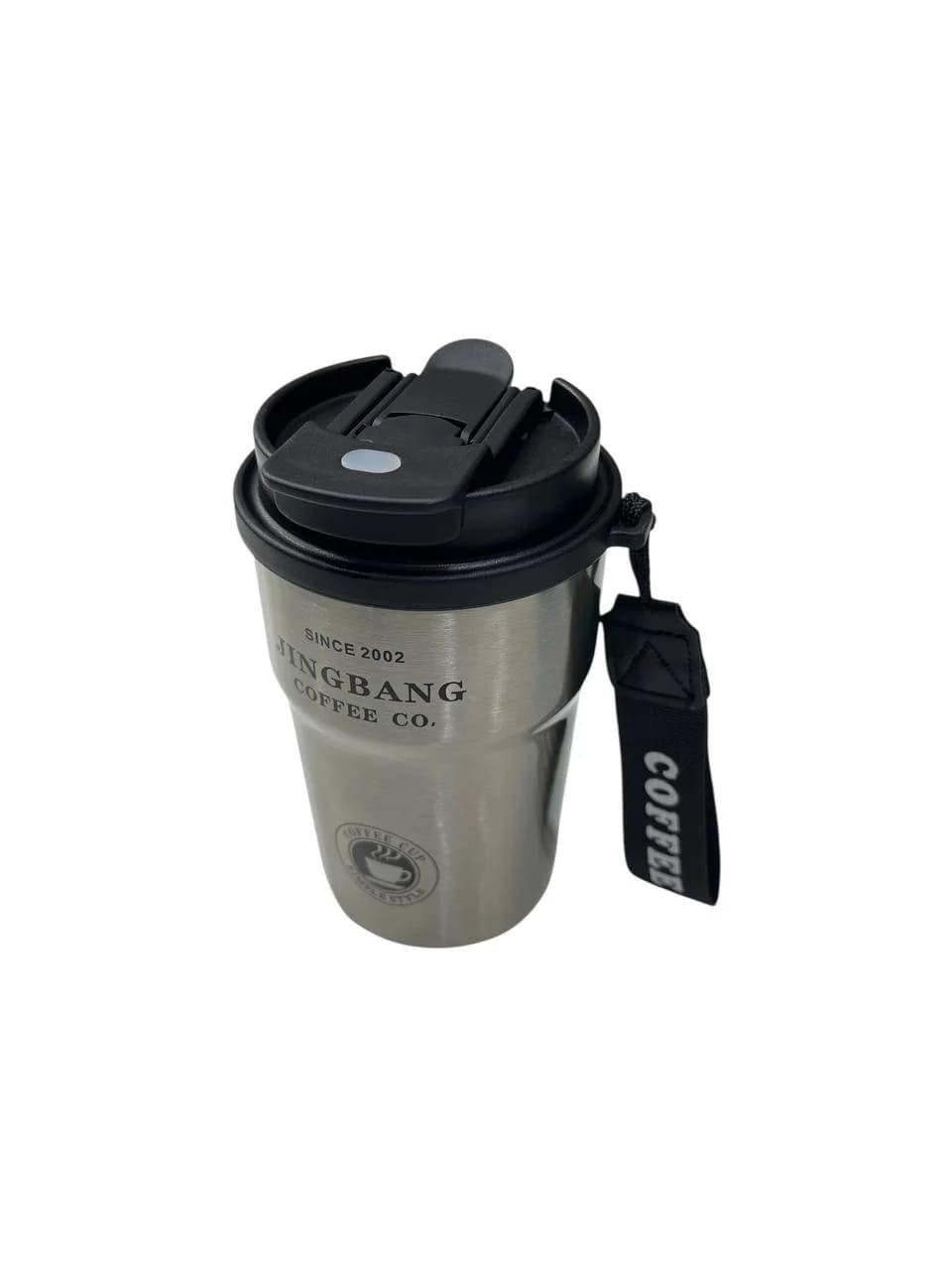 Termos, paslanmayan polad, gümüşü/qara, 350 ml