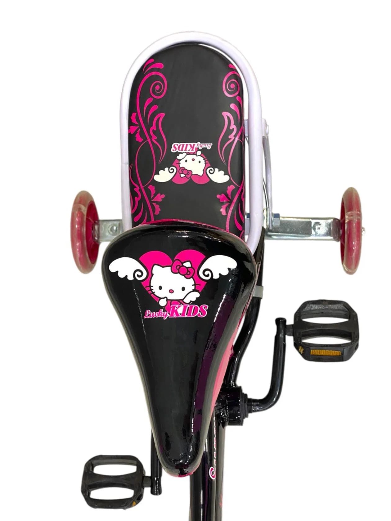 Uşaq velosipedi Lucky Kids Hello Kitty 12", qara/çəhrayı — image 4