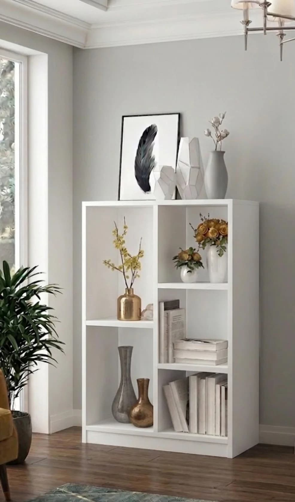 Stellaj MB17, laminat, ağ, 90х50х28 sm