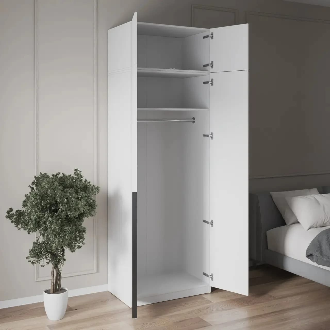 Şkaf Yagmur, laminat, sonoma, 240x80 sm — изображение 2