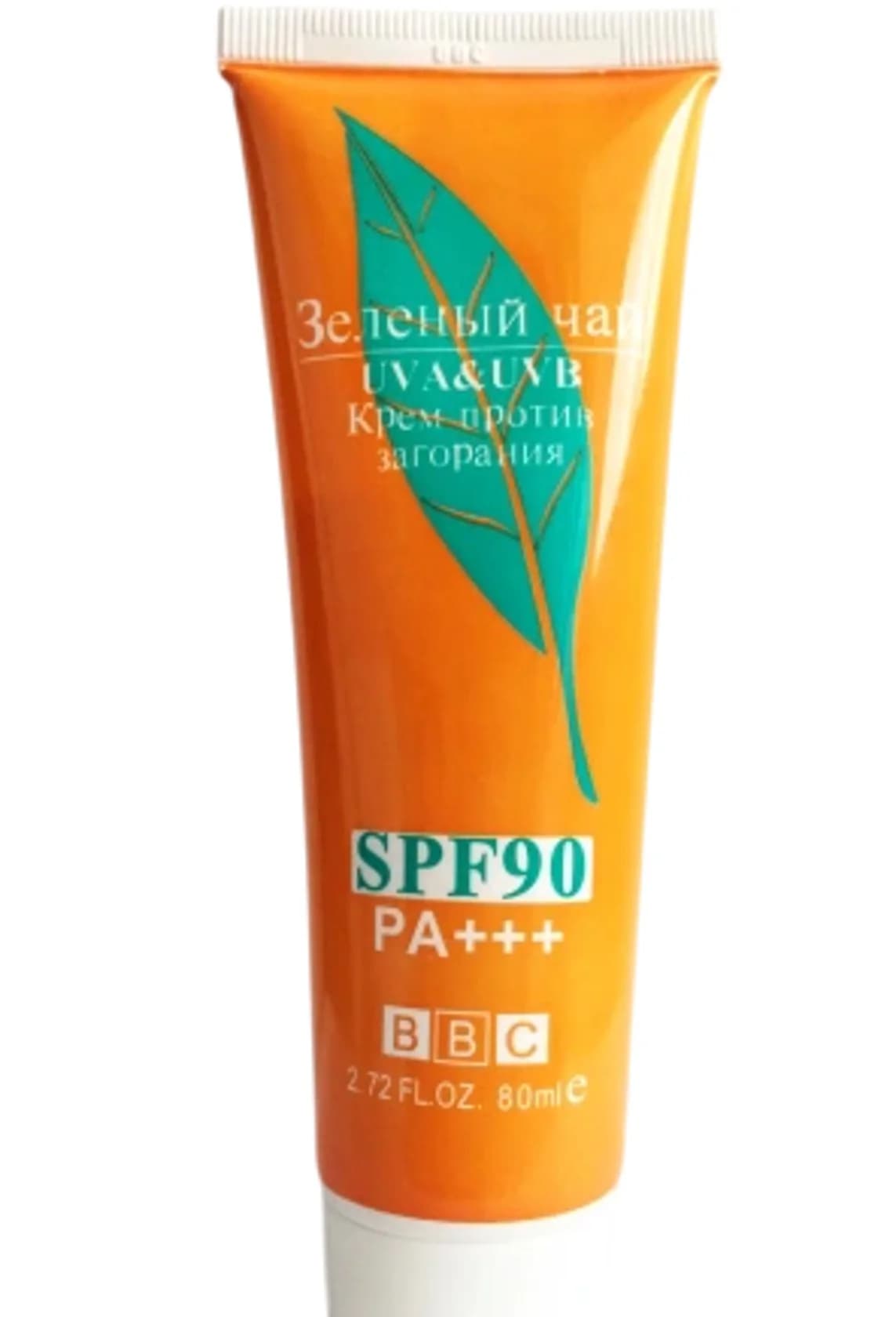 Günəşdən qoruyucu krem Зеленый чай BBC UVA & UVB SPF90, 80 ml