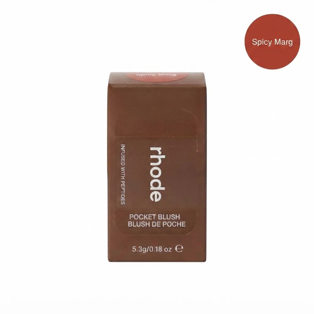 Ənlik-stik üz üçün Poket Blush, kremvari, Spicy Marg