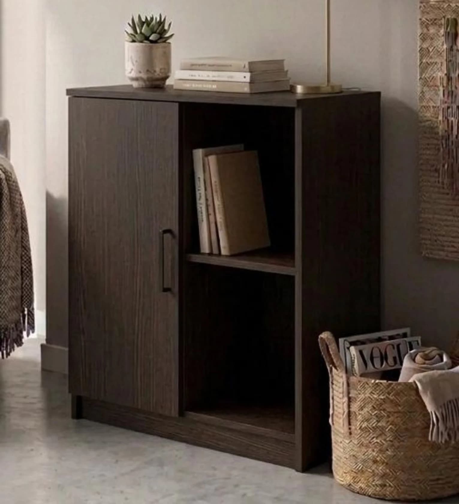 Tumba MB14, venge, laminat, 75x60x35 sm