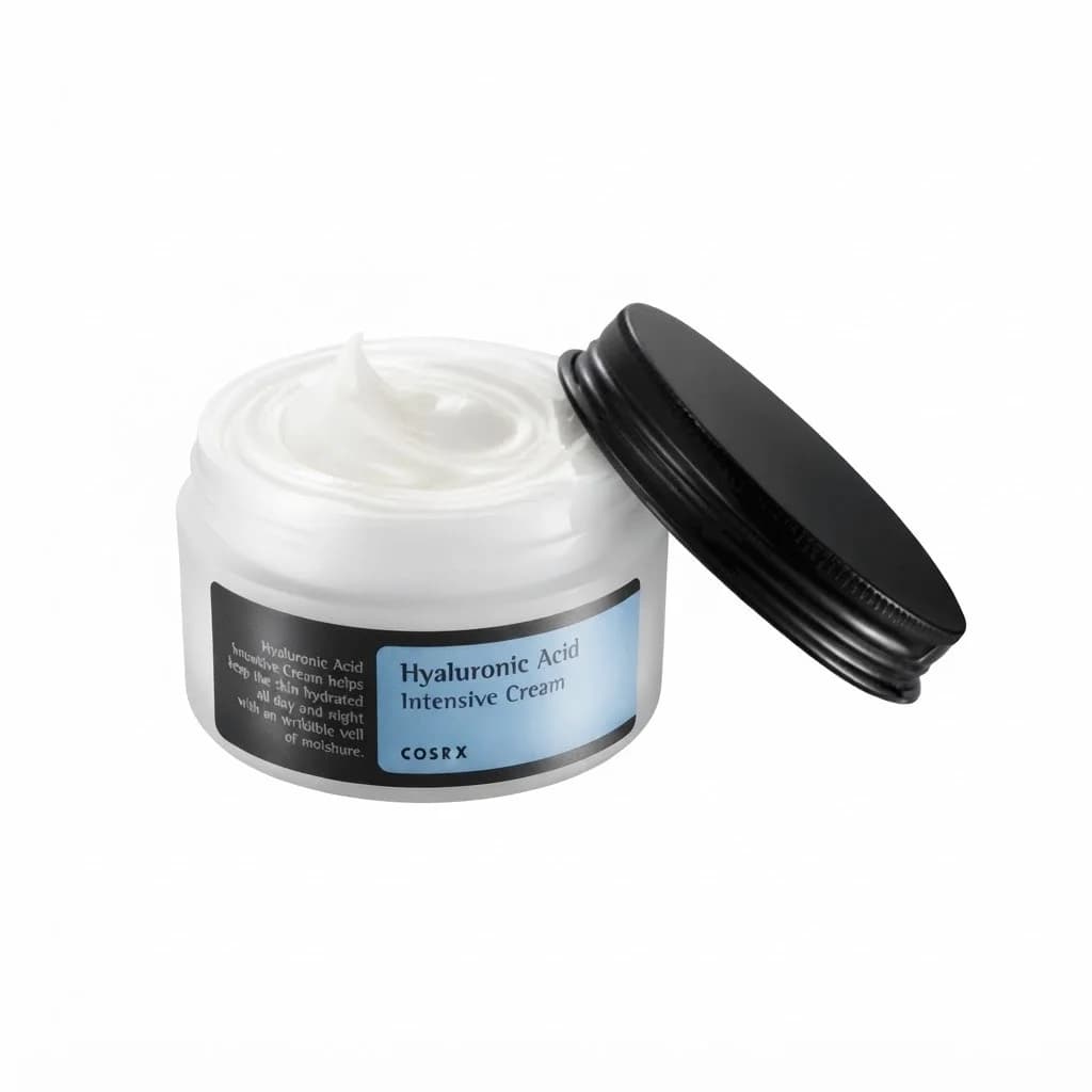 Üz kremi, COSRX Hyaluronic Acid Intensive Cream, COSRX Hyaluronic Acid, 100 ml, Nəmləndirici, Natrium Hialuronat, Dəniz itburnu suyu