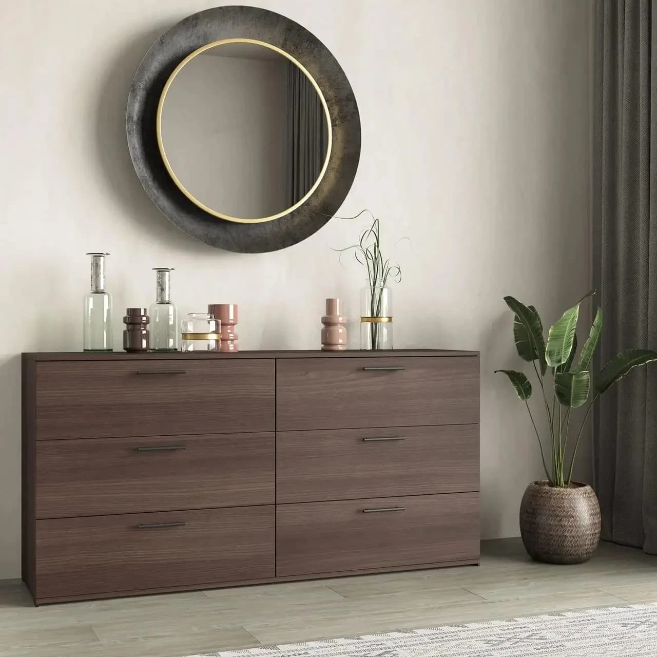 Komod Yagmur 27, laminat, venge, 160х79х40 sm