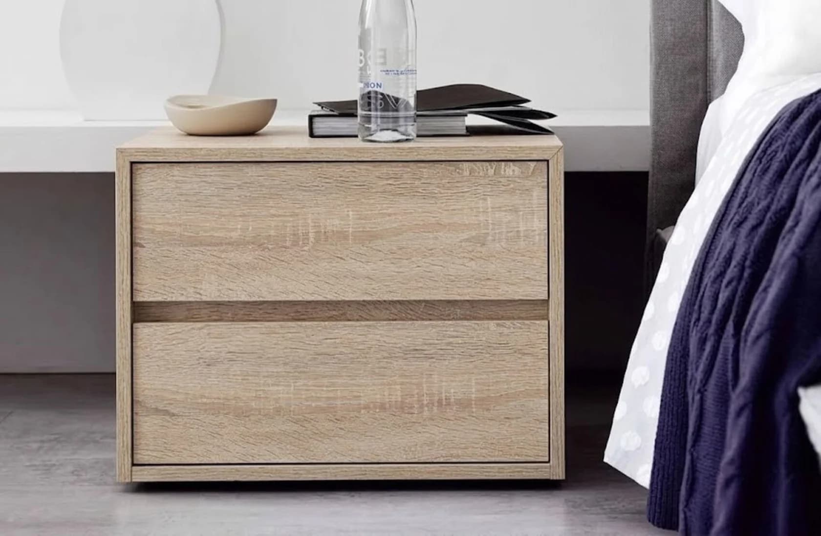 Çarpayıyanı tumba MB 6, laminat, sonomo, 38x45x40 sm