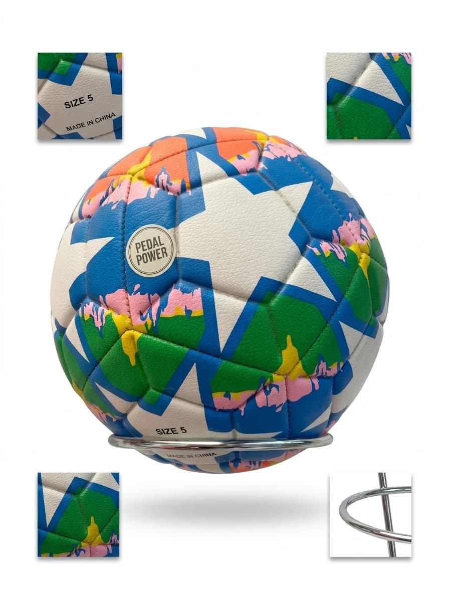 Futbol topu ppower97, rəngbərəng, ölçü 5