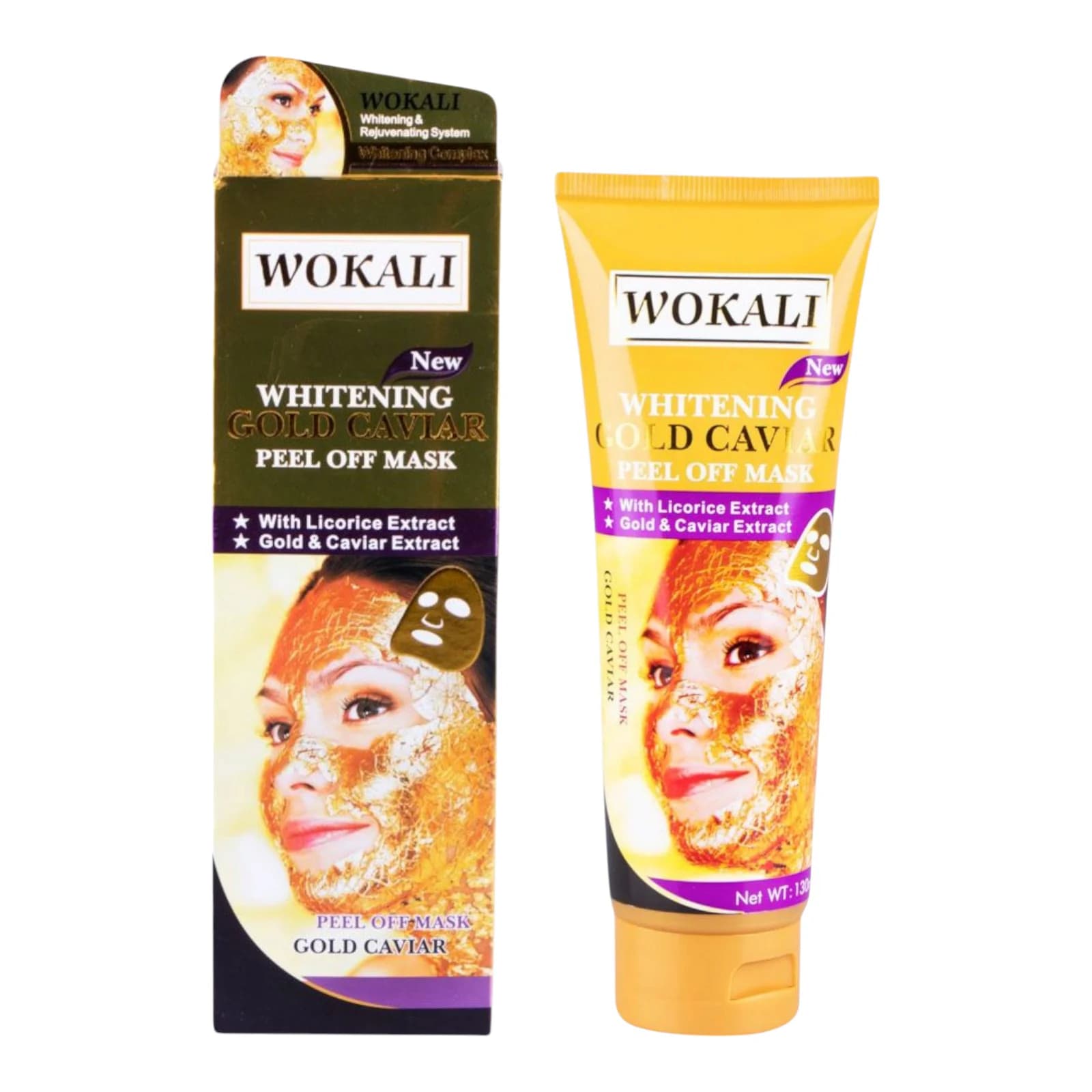 Krem-maska WOKALI Gold Caviare, 130 ml