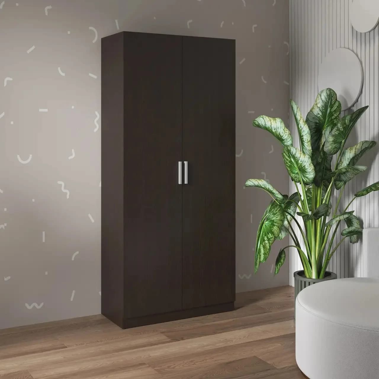 Şkaf Yagmur, laminat, venge, 80.1x50x220.1 sm