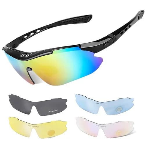 Velosiped eynəyi Fullcrum, plastik, qara