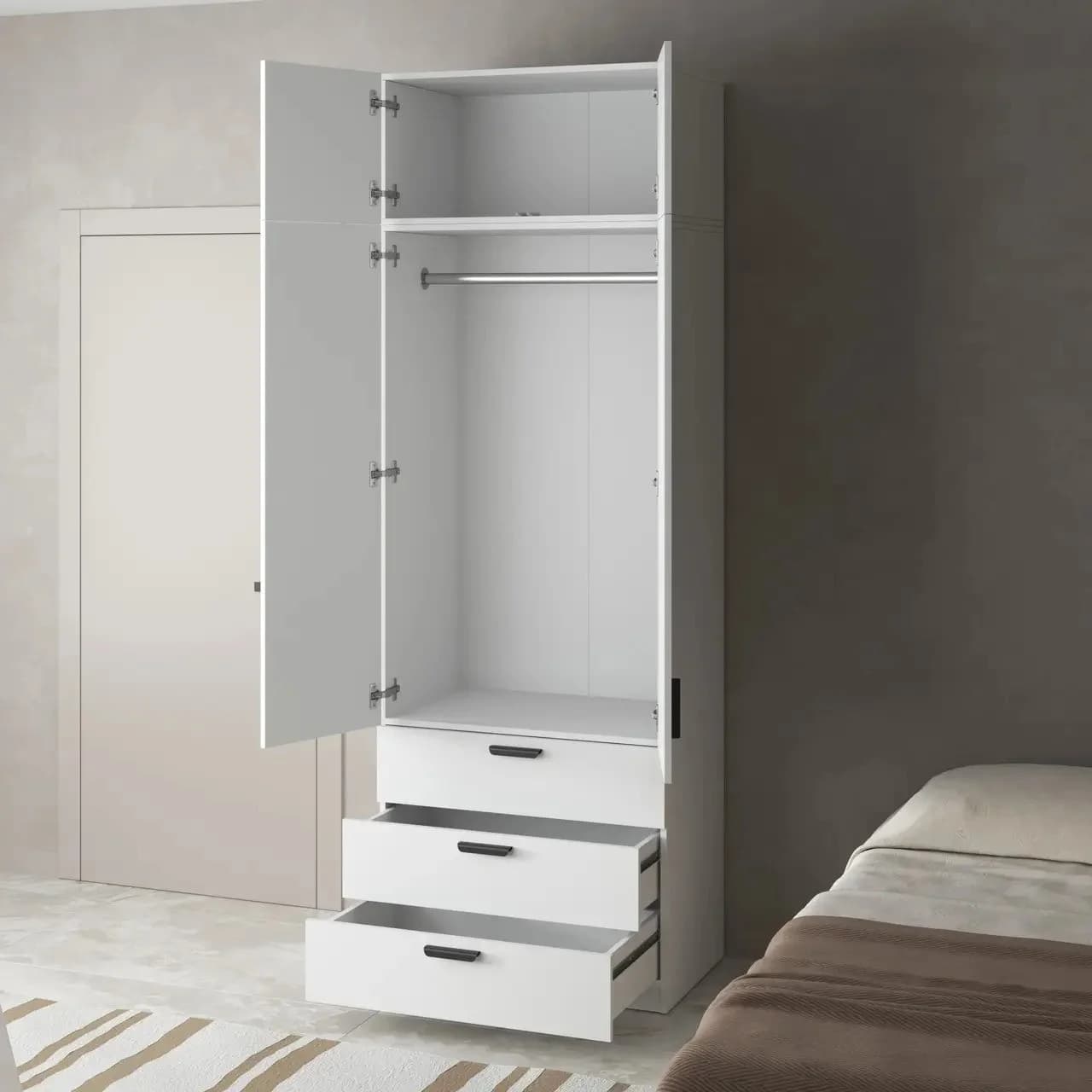 Şkaf Yagmur, laminat, votan, 240x80 sm — изображение 2