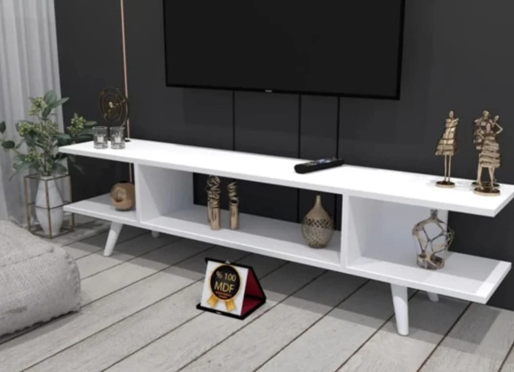 TV üçün tumba SO82, laminat, 150x30x40 sm — изображение 2