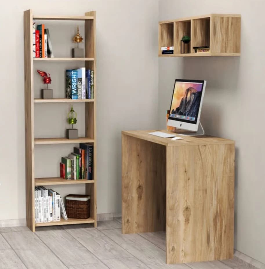 Kompyuter masası 10, laminat, 110x45x160 sm — изображение 2