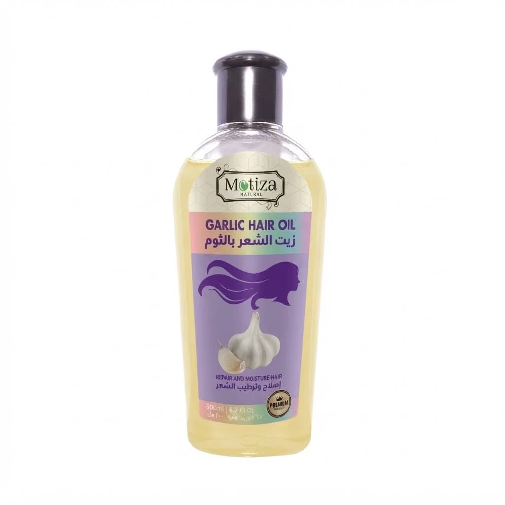Saç yağı Motiza Natural Garlic Hair Oil, 200 ml