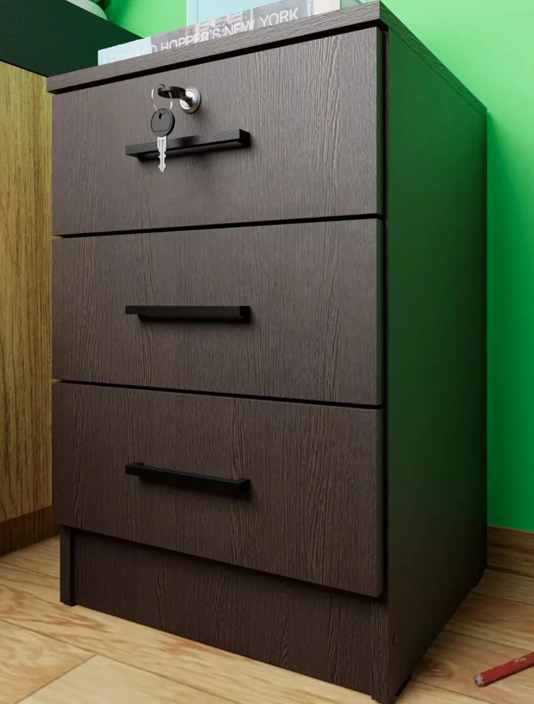 Tumba SO0011, laminat, 60x40x38 sm, qəhvəyi