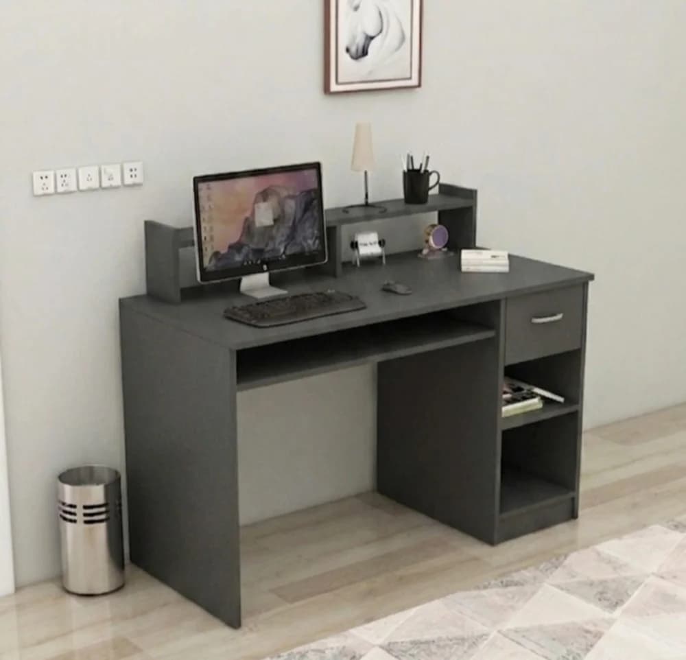 Yazı masası MB 11, Antrasit, laminat, 110x75x50 sm.