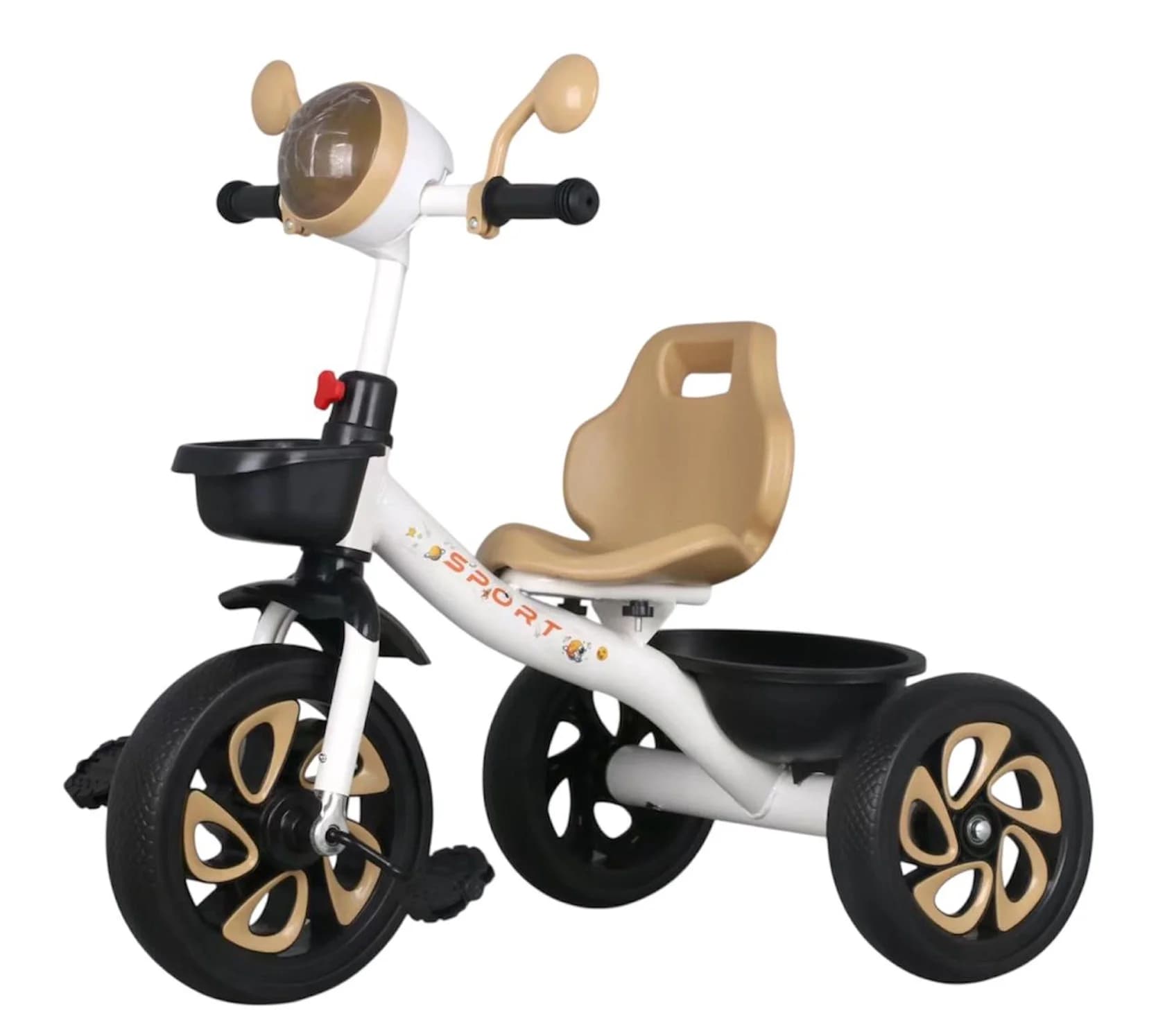 Uşaqlar üçün üçtəkərli velosiped 5237_1988, sarı, 1-3 yaş