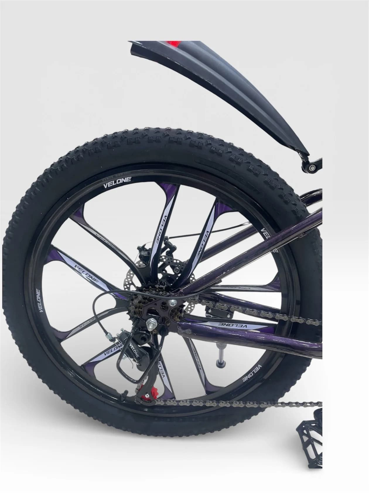 Velosiped Velone 29, qara/qırmızı — image 3
