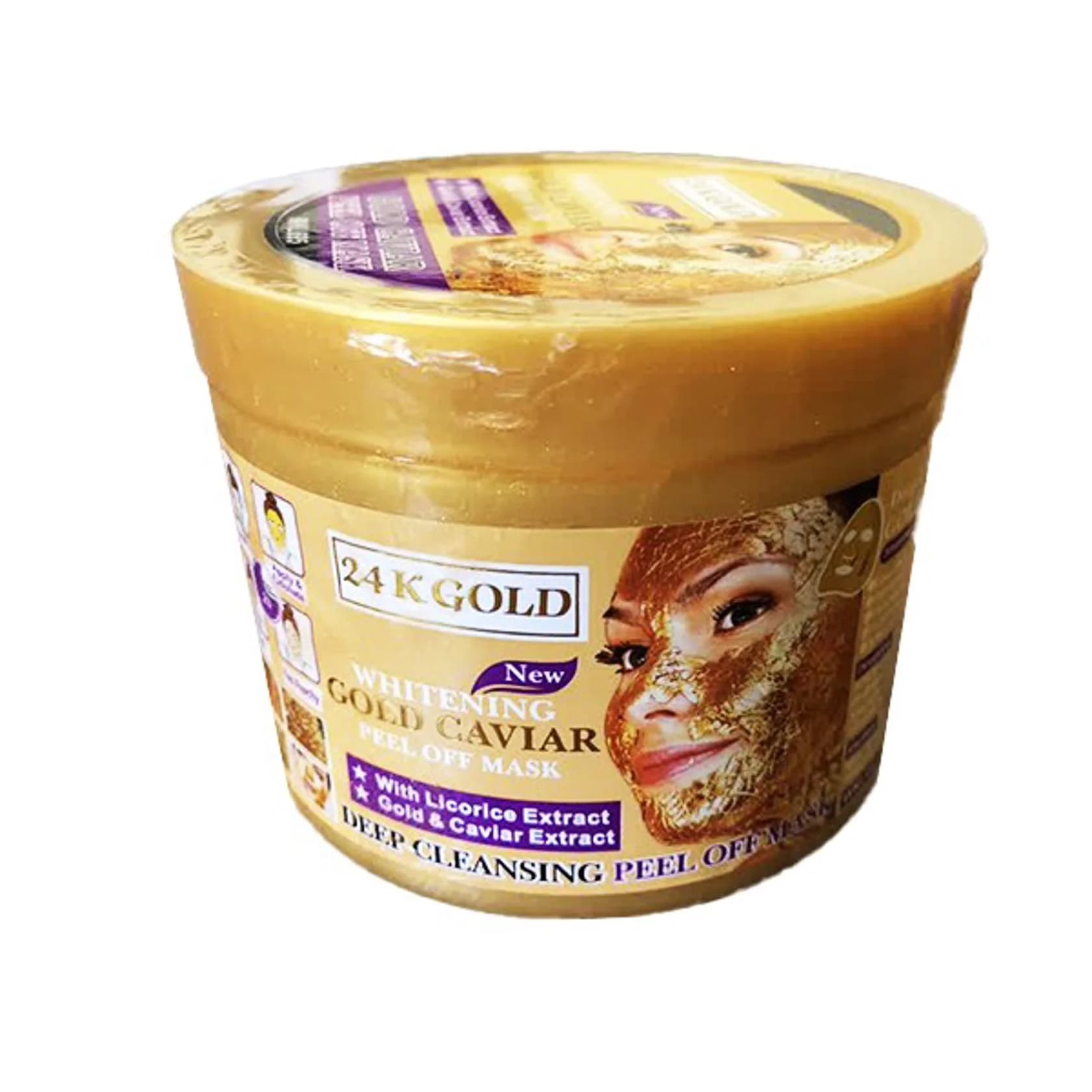 Üz üçün plyonka maska Wokali 24K Gold 300 ml
