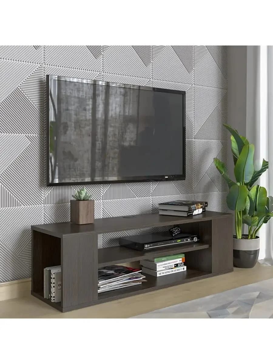 TV üçün tumba 17, laminat, venge, 30.1х28.8х100 sm