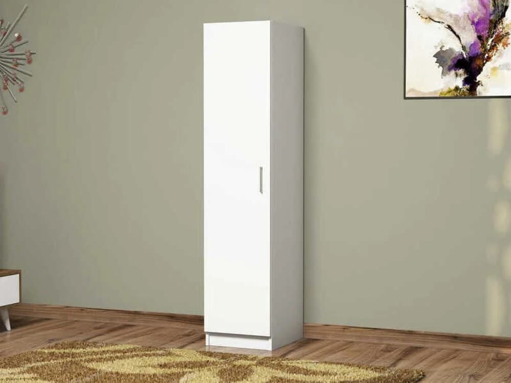 Dolab-penal SO039, ağ, laminat, 177.8x45x40 sm