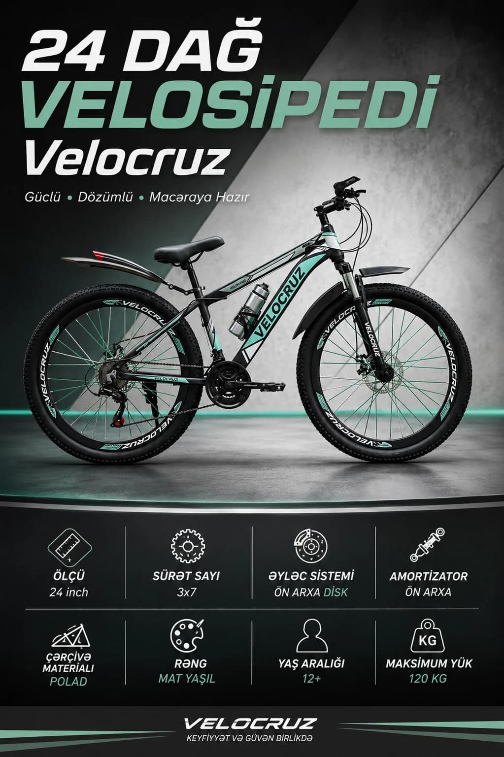 Dağ velosipedi Velocruz (24) — şəkil 2