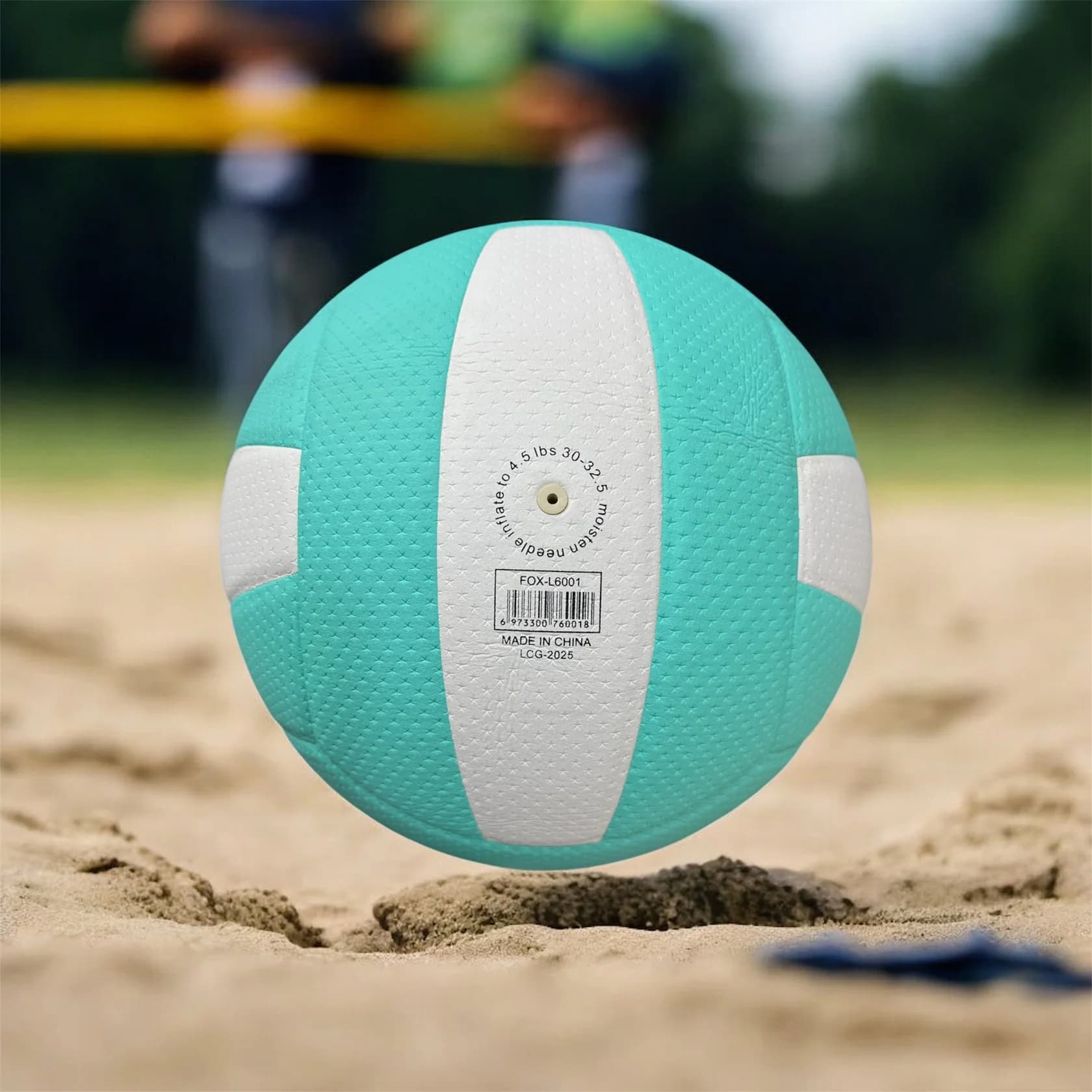 Voleybol topu Fox-L6001, firuzəyi/ağ — şəkil 2